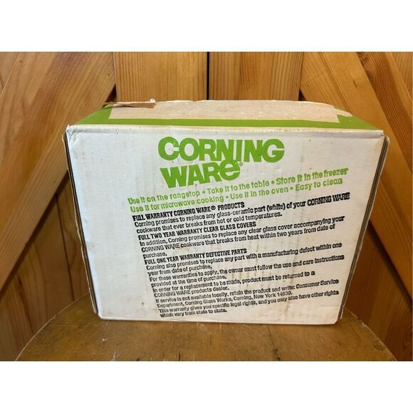 Vintage Corning Ware Spice of Life L'Echalote 1 Quart Casserole Dish With Origin - Picture 4 of 13